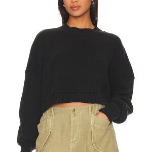 Free people easy street crop sweater